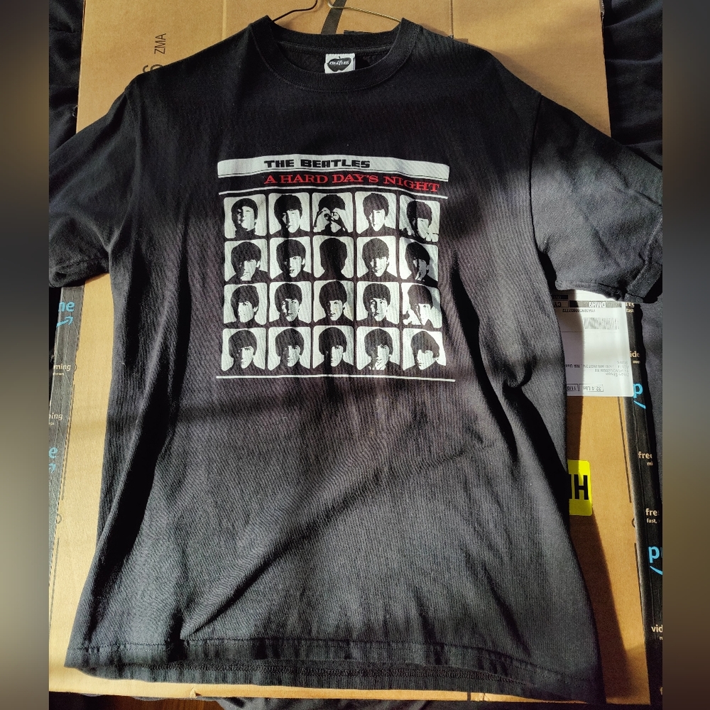 NWOT The Beatles "A Hard Day's Night" band tee